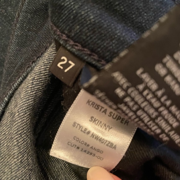Hudson Krista Super Skinny Jeans - size 27 - Picture 2 of 6